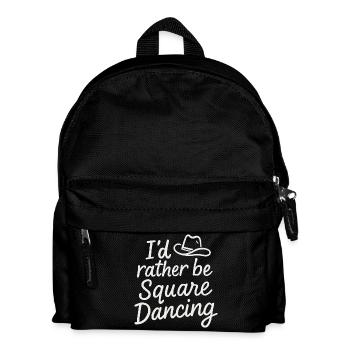 Je préfère danser carré - Sac à dos Enfant - noir - Devant