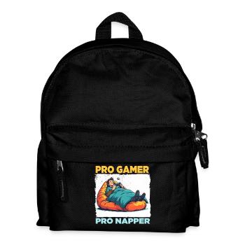 Pro Gamer Entspannungsdesign - Kinder Rucksack - Schwarz - Vorne