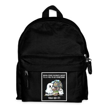 Mein Lieblingsgeist - Kinder Rucksack - Schwarz - Vorne