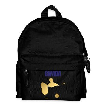 GWADA Golden Map West Indies T-shirt - Kids' Backpack - black - Front