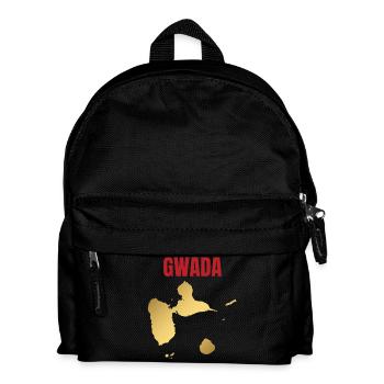 GWADA Golden Map West Indies T-shirt - Kids' Backpack - black - Front