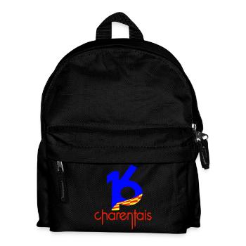  16 Charentais Bleu Rouge - Sac à dos Enfant - noir - Devant