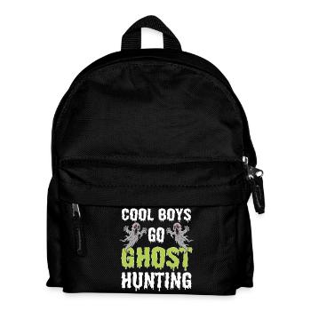 Geisterjagd Ghost Hunting - Kinder Rucksack - Schwarz - Vorne