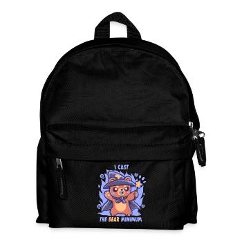 Der Bären-Minimum-Zauber - Kinder Rucksack - Schwarz - Vorne