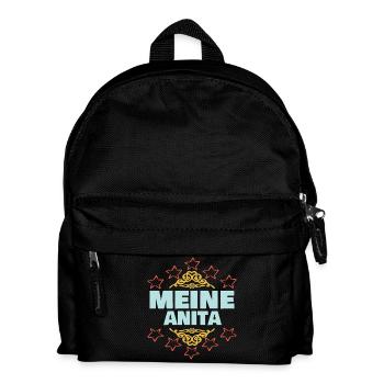 Geschenk für Anita - Kinder Rucksack - Schwarz - Vorne
