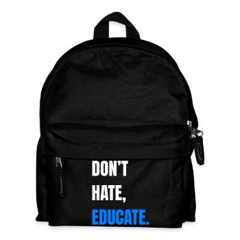 Ne détestez pas éduquer - Sac à dos Enfant - noir - Devant