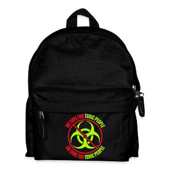 Pas de temps Personnes toxiques Limites Soins personnels Dire - Sac à dos Enfant - noir - Devant