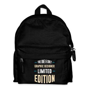 Limited Designer Edition Graphic Design - Kids' Backpack - black - Front