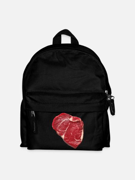 Steak - Kinder Rucksack - Schwarz