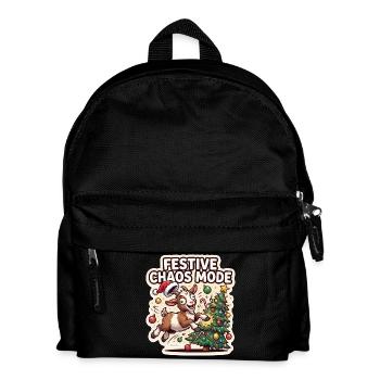 Noël festif Chaos Fashion Goat - Sac à dos Enfant - noir - Devant