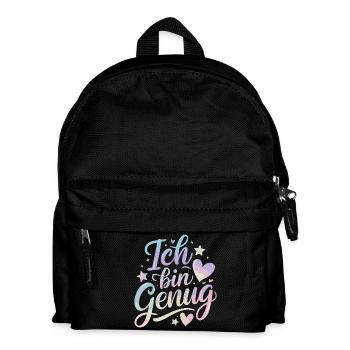 J’en suis assez Pastel Amour de soi Amour de soi - Sac à dos Enfant - noir - Devant