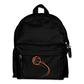 Basketball Basketballer Geschenkidee Baller Bball - Kinder Rucksack - Schwarz - Vorne