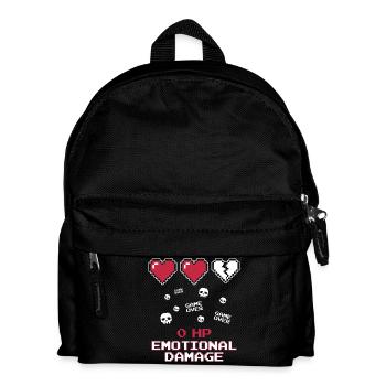 Emotional Damage Pixel - Kids' Backpack - black - Front