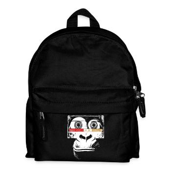 MONOKASSETTENFARBE - Kinder Rucksack - Schwarz - Vorne