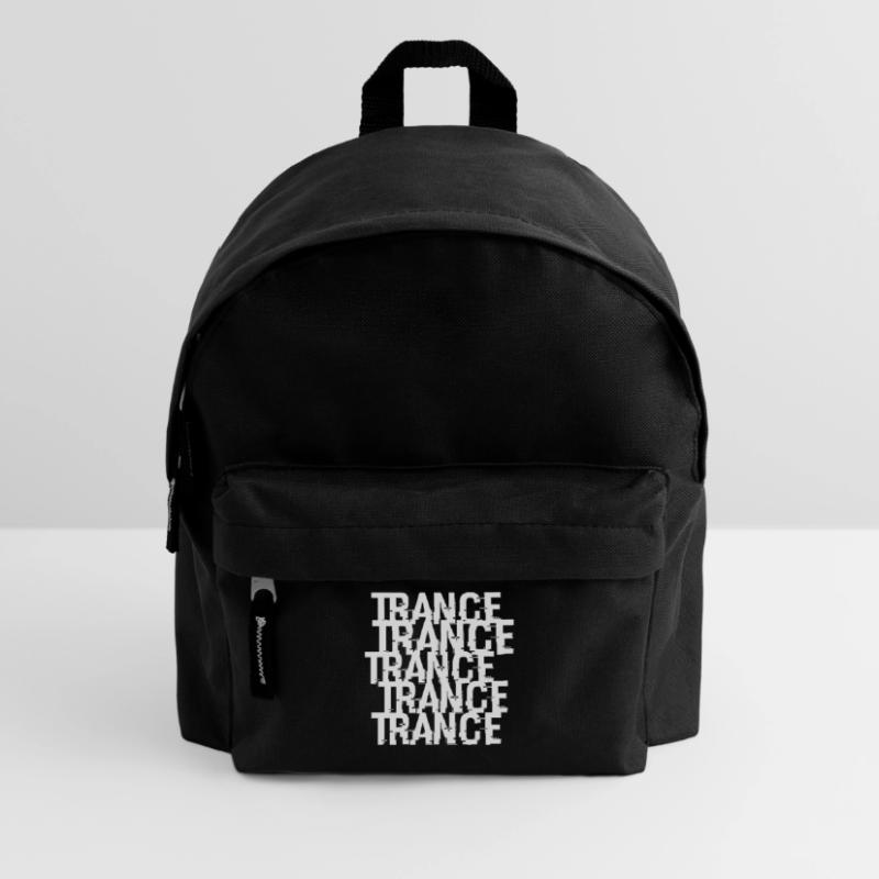 Trance-Typographisches Muster Kinder Rucksack