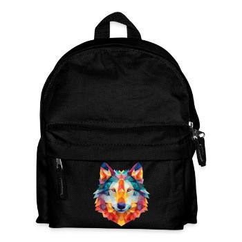 Loup - Sac à dos Enfant - noir - Devant