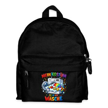 My costume is funny in the laundry clown - Kids' Backpack - black - Front