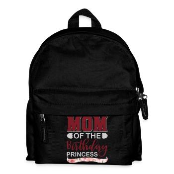 Chemise de princesse de la mère d’un anniversaire - Sac à dos Enfant - noir - Devant