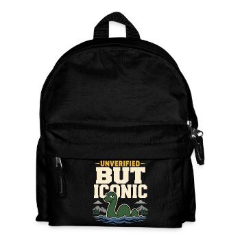 Loch Ness Monster Nessie Loch Ness Cryptid - Kinder Rucksack - Schwarz - Vorne