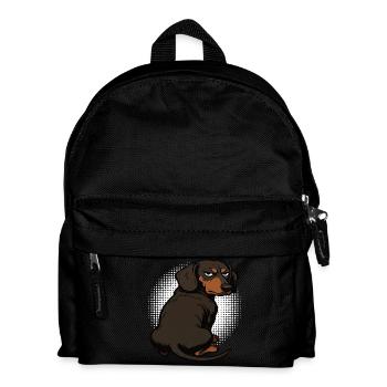 Propriétaire teckel Teckel Propriétaire teckel Propriétaire teckel Amant teckel - Sac à dos Enfant - noir - Devant