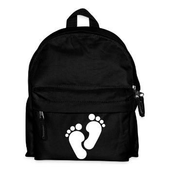 Barfuß, Barfüße - Kinder Rucksack - Schwarz - Vorne