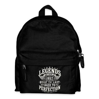 1957 Jahrgang geboren Legenden Vintage Geburtstag - Kinder Rucksack - Schwarz - Vorne