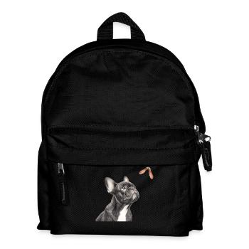 Cadeau du motif nature du bouledogue français - Sac à dos Enfant - noir - Devant