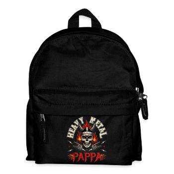 T-shirt Heavy Metal Papa cadeau - Sac à dos Enfant - noir - Devant