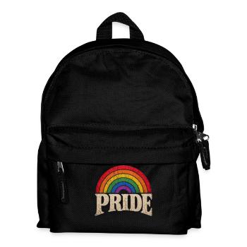 Pride Rainbow Gift for LGBTQ Community - Kids' Backpack - black - Front