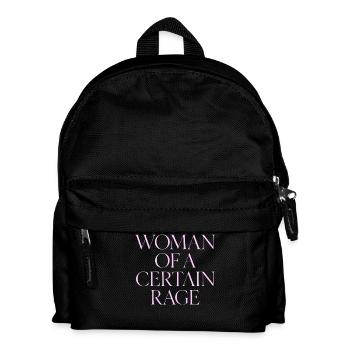 Woman Of A Certain Rage T-Shirt Pink Elegant - Kids' Backpack - black - Front