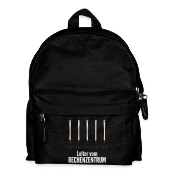 Rechenzentrum Programmieren - Kinder Rucksack - Schwarz - Vorne
