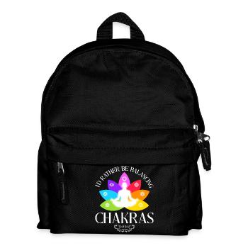 Chakra Balance - Meditation - Kinder Rucksack - Schwarz - Vorne