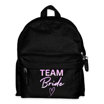 Team Bride - Kinder Rucksack - Schwarz - Vorne