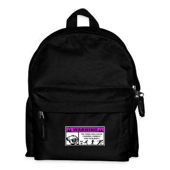 Turbo - Kinder Rucksack - Schwarz - Vorne