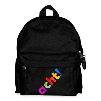 ACHT 8 JAHRE 8. GEBURTSTAG - Kinder Rucksack - Schwarz - Vorne