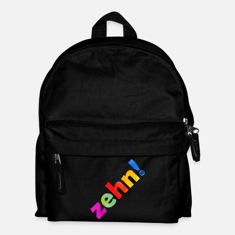 ZEHN 10 JAHRE 10. GEBURTSTAG - Kinder Rucksack - Schwarz