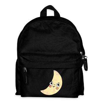 Kosmischer Mond - Kinder Rucksack - Schwarz - Vorne