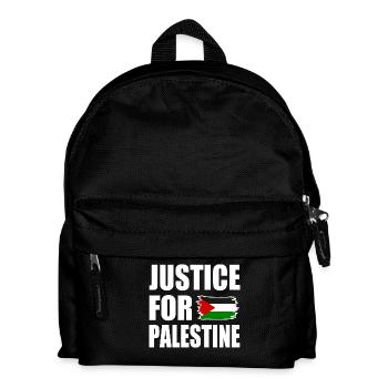 Justice for palestine - Kids' Backpack - black - Front