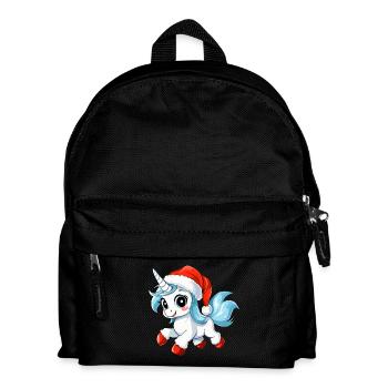 Christmas Unicorns - Kids' Backpack - black - Front