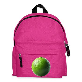 Frische Limette – Minimalistische Natur - Kinder Rucksack - Fuchsia - Vorne