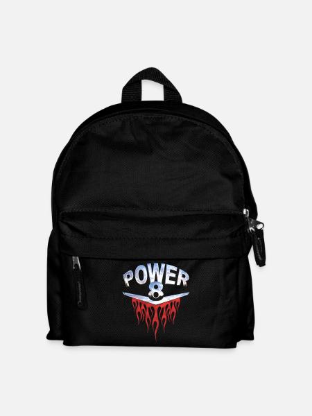 v8 - Kinder Rucksack - Schwarz