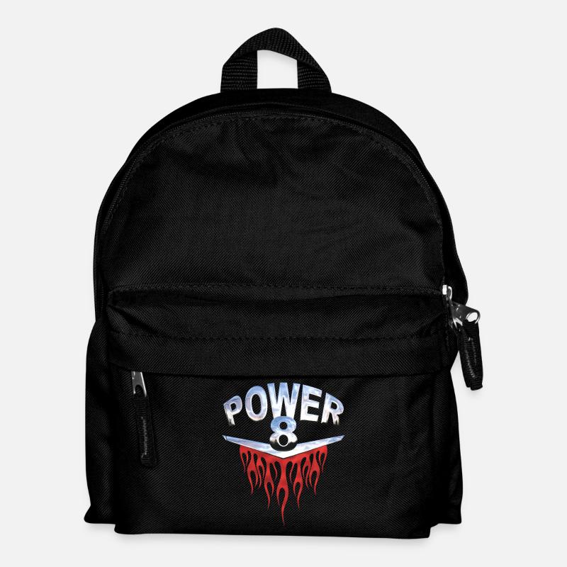 v8 - Kinder Rucksack - Schwarz