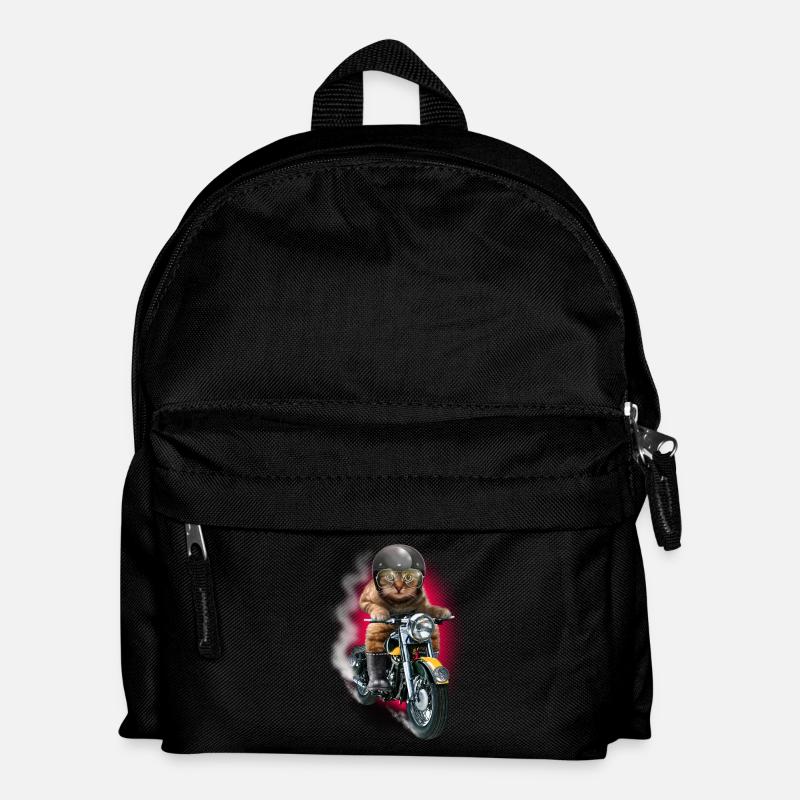 CAT RIDER - Kids' Backpack - black