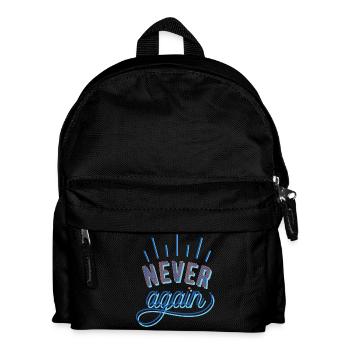NEVER again - Kids' Backpack - black - Front