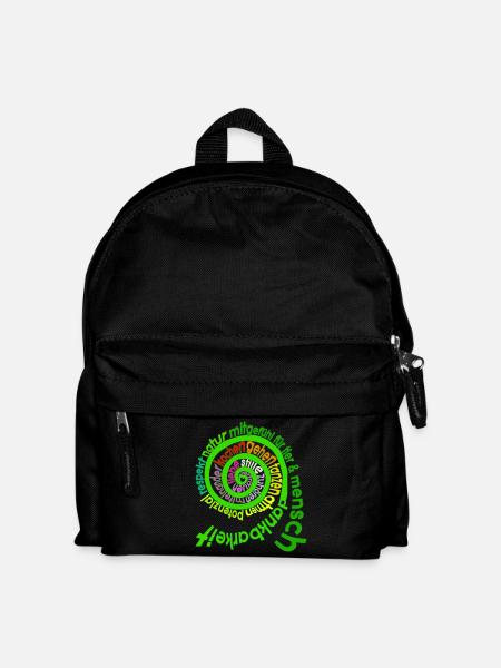 spiral - Kinder Rucksack - Schwarz