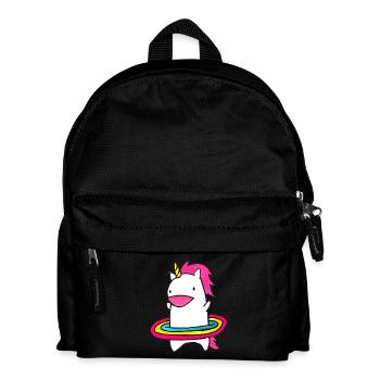 Hula Hop Unicorn - Kids' Backpack - black - Front