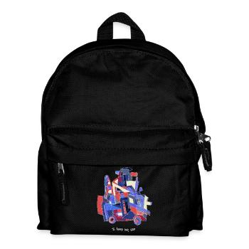 J'adore ma voiture - Sac à dos Enfant - noir - Devant