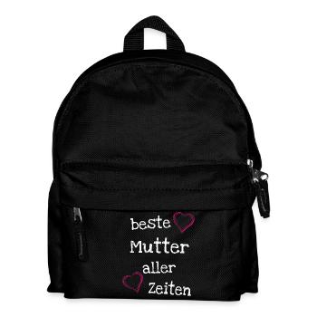 Beste Mutter aller Zeiten - Kinder Rucksack - Schwarz - Vorne