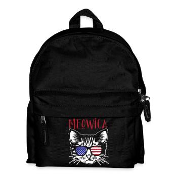 Meowica - Kinder Rucksack - Schwarz - Vorne