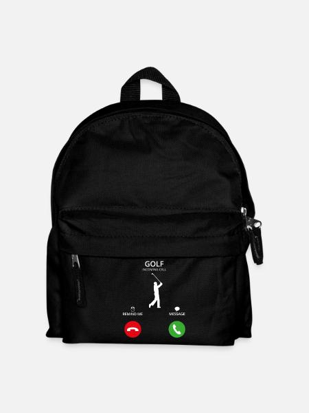 Appel sport golf appel mobile golfeur caddi - Sac à dos Enfant - noir